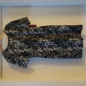 NWT mini dress black and white size M